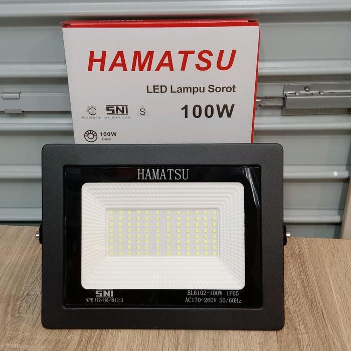 KAP LAMPU SOROT LED 100W 100WATT / LAMPU SOROT LED 100WATT HAMATSU