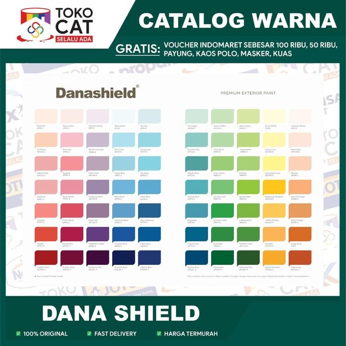 CAT TEMBOK EXTERIOR DANA PAINT DANASHIELD TINTING (BISA REQUEST) 2,5 L