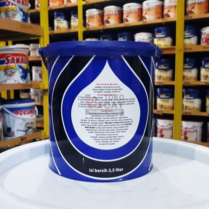 CAT TEMBOK MOWILEX 2.5 LITER WARNA HITAM E200