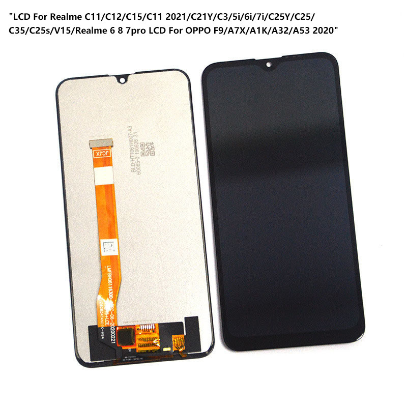 Phone Lcd Display Screen Assembly Replacement For Realme C2 C11 C12 C15 C11 2021 C21Y C3 5I 6I 7I