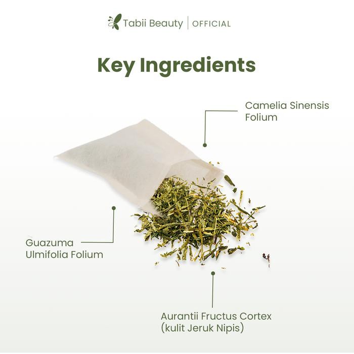 

Tabii - Teh Hijau Premium Herbal Dengan Extract Kulit Jeruk - Tabii, 20 Kantung