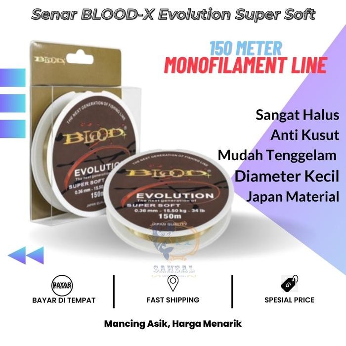 Senar Pancing Super Halus Blood Evolution Super Soft