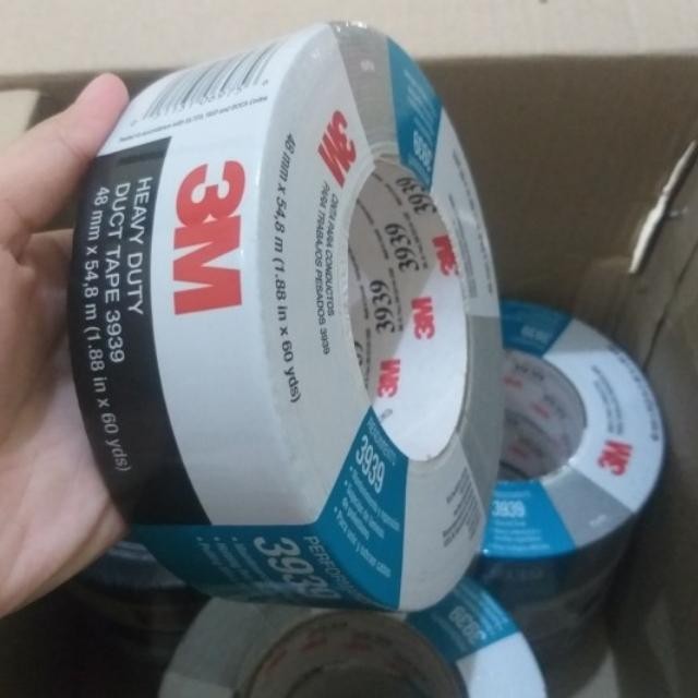 

TERBARU! 3M 3939 / DUCTAPE LAKBAN KAIN SILVER