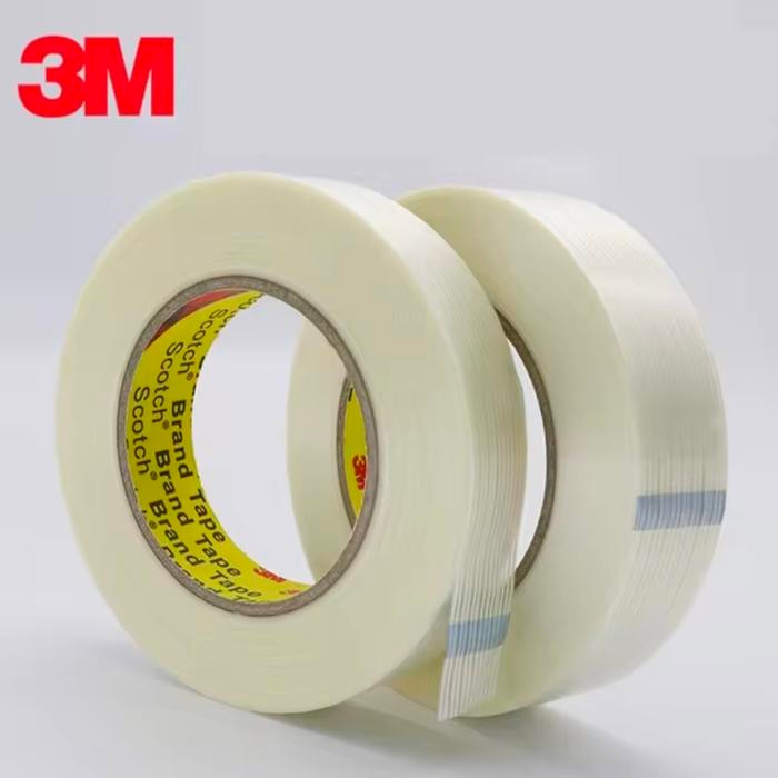 

Lakaban Serat - Filament 3M Tape - Lakban Serat Clear Super Kuat 18mm x 55meter