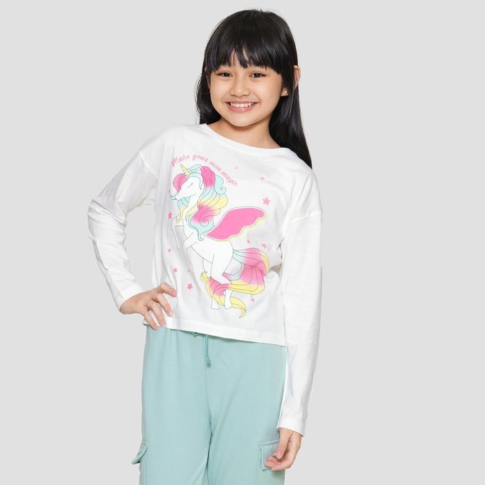 (Expert) Aero Unicorn Magic Kaos Lengan Panjang Anak Perempuan 121324077