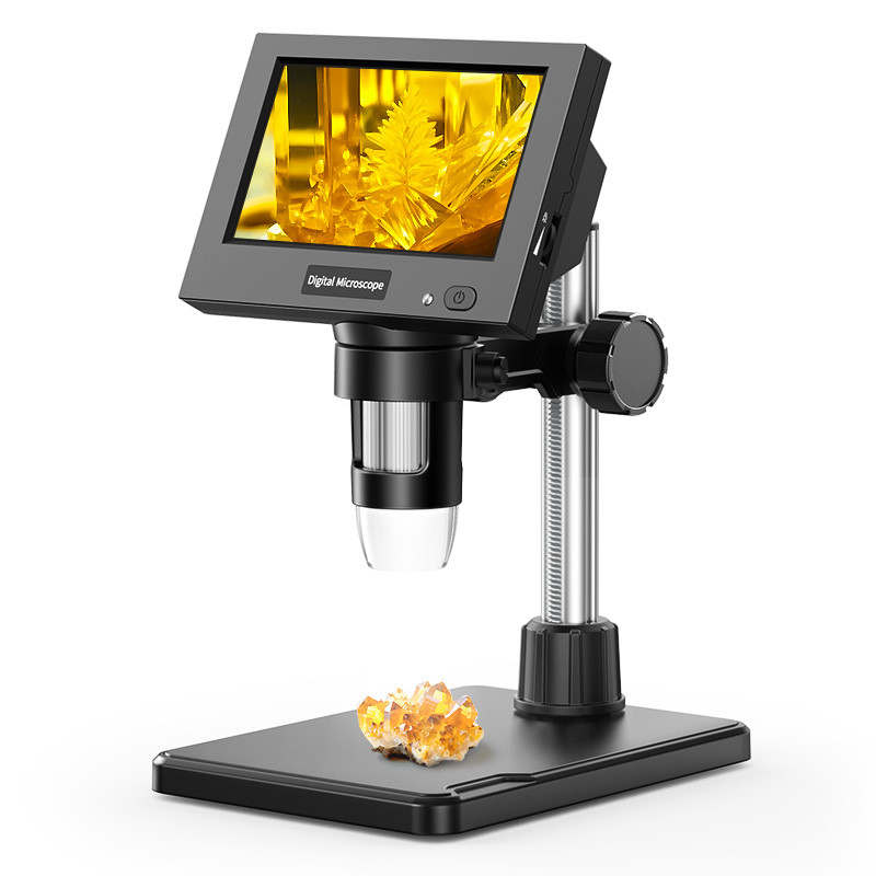 Digital Microscope 4.3" Lcd Usb Coin Microscope 1000X 1080P Error Coin Magnifier With 8 Adjustable