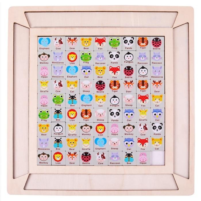 Mainan Edukasi Anak Puzzle Kognitif / Logic Game Board