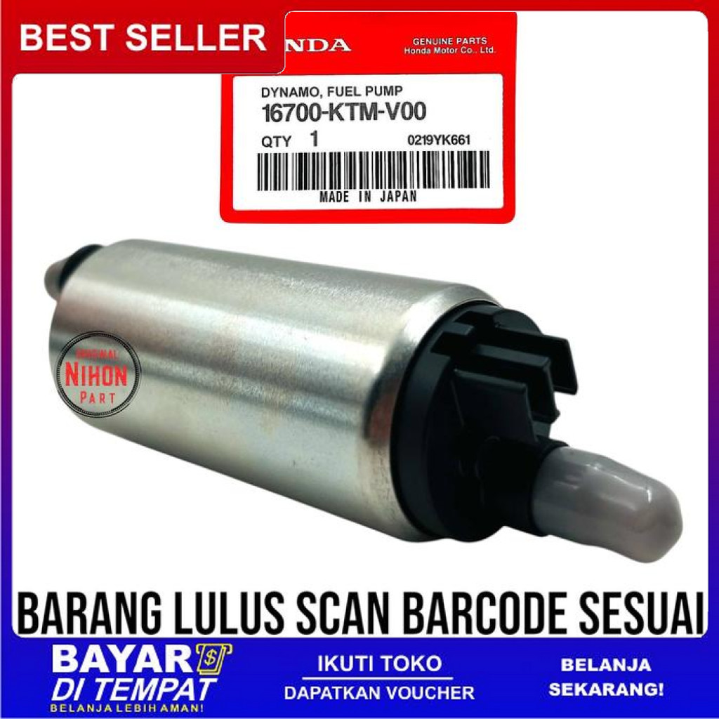FREE ONGKIR ROTAK SUPRA X 125 PGM FI LAMA TAHUN 2006 - 2011 SUPRA X 125 FI PERTAMA KTM ORIGINAL