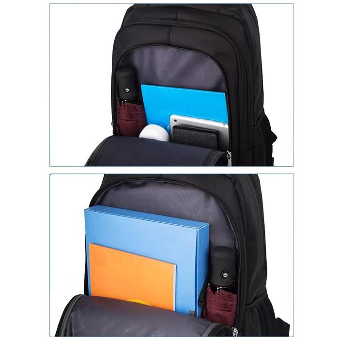 JTTOP" [JURAGAN TAS] TAS RANSEL 20 INCHI JUMBO BACKPACK POLO HERITAGE ORI TAS PRIA USB CHARGER +