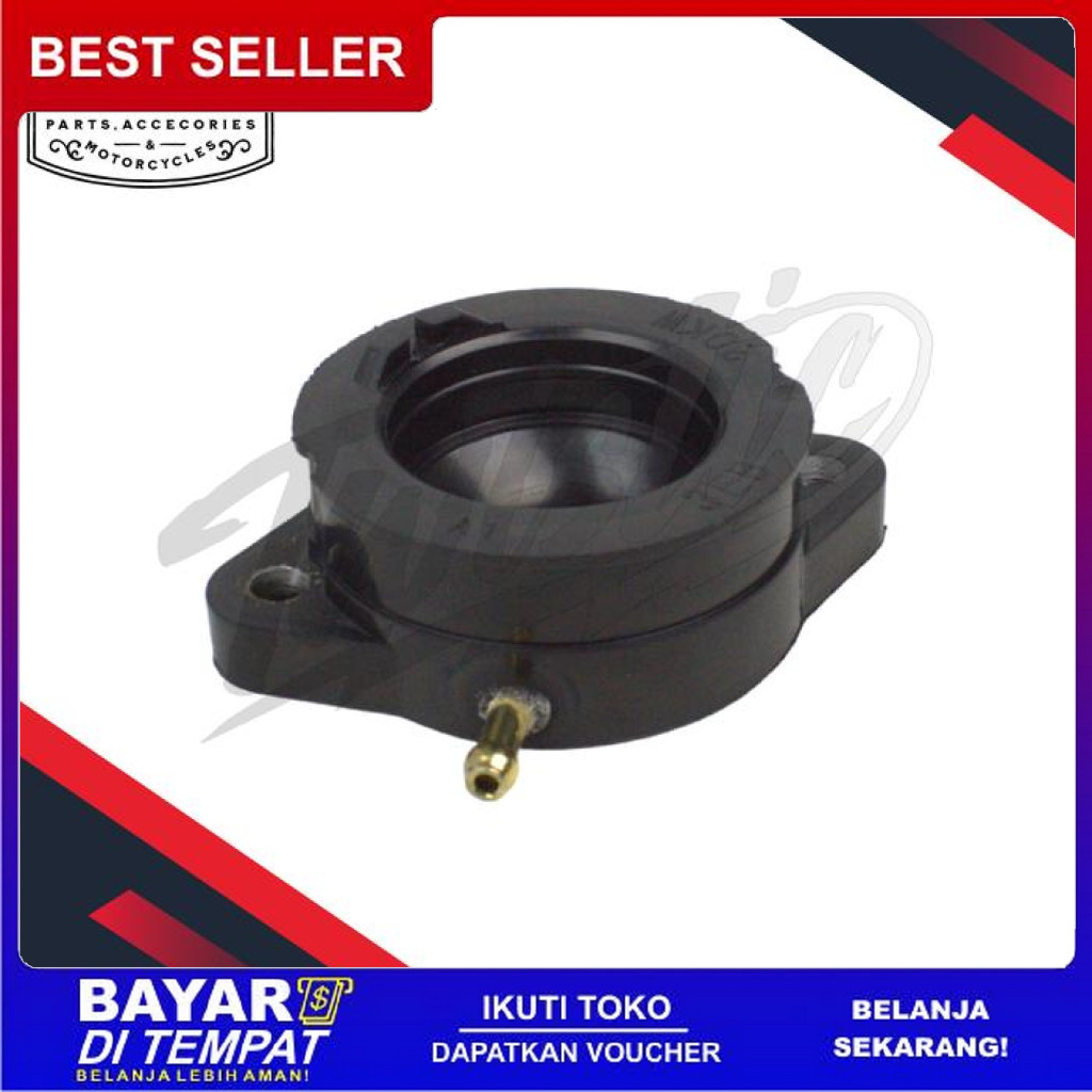 FREE ONGKIR KARET INTAKE MANIFOLD MANIPOL MANIPUL INSULATOR KARBURATOR VAKUM VACUUM YAMAHA SR 400