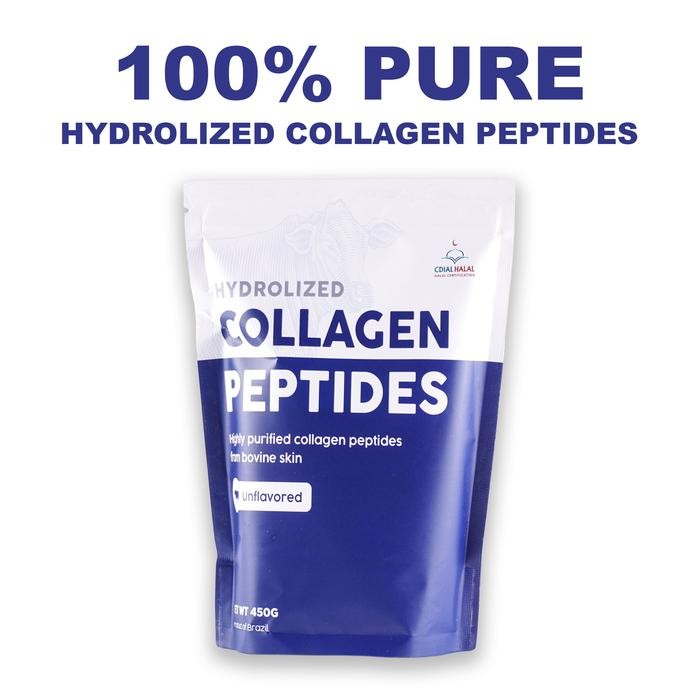 TOP" HYDROLIZED COLLAGEN PEPTIDES 450GR HALAL