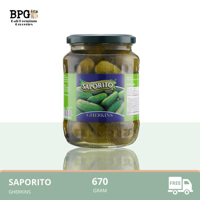 

SAPORITO Gherkins 670Gr (Acar Mentimun)