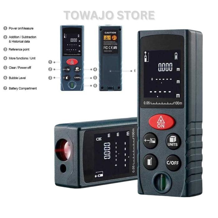 

Pengukur Jarak Laser Portable Distance Meter 620 690nm D201