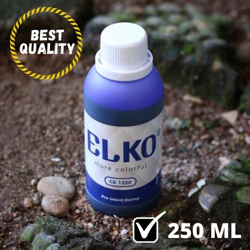 

Tinta Stempel Warna BIRU Flash Trodat Otomatis isi 250 ML ELKO Waterproof