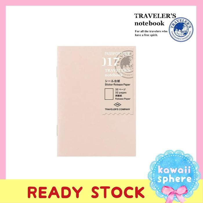 

Travelers Notebook Sticker Release Paper Passport TN 017 Ready Stock