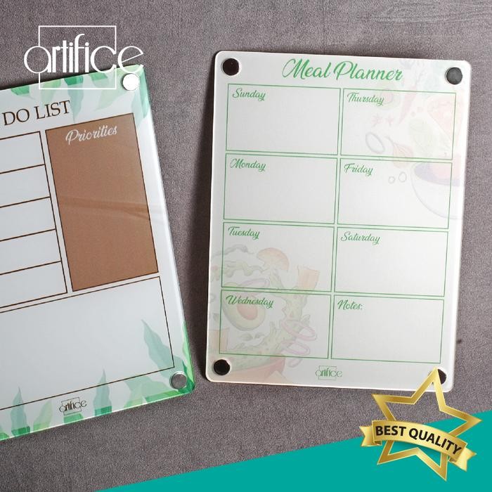 

Monthly & Weekly Planner One Side Custom Akrilik Print UV