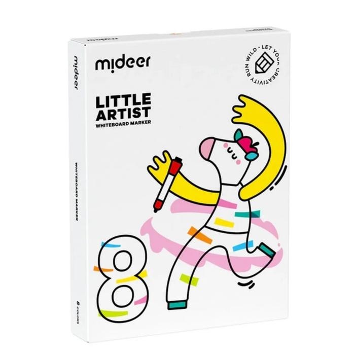 

Mideer whiteboard water painting floating marker washable 8 colour
