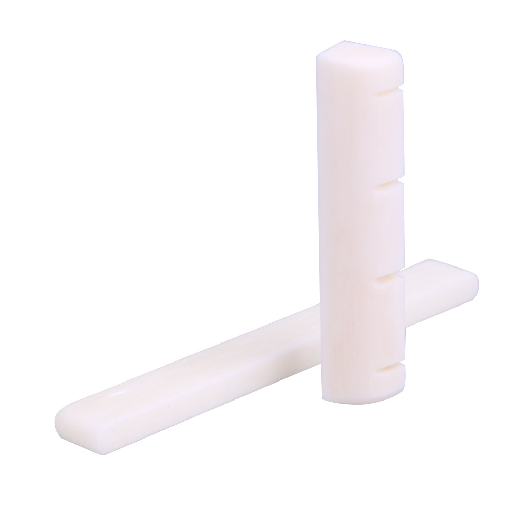 Buffalo Bone Ukulele Bridge Saddle Professional Guitar Bridge Saddle Blanks Replacement Musical