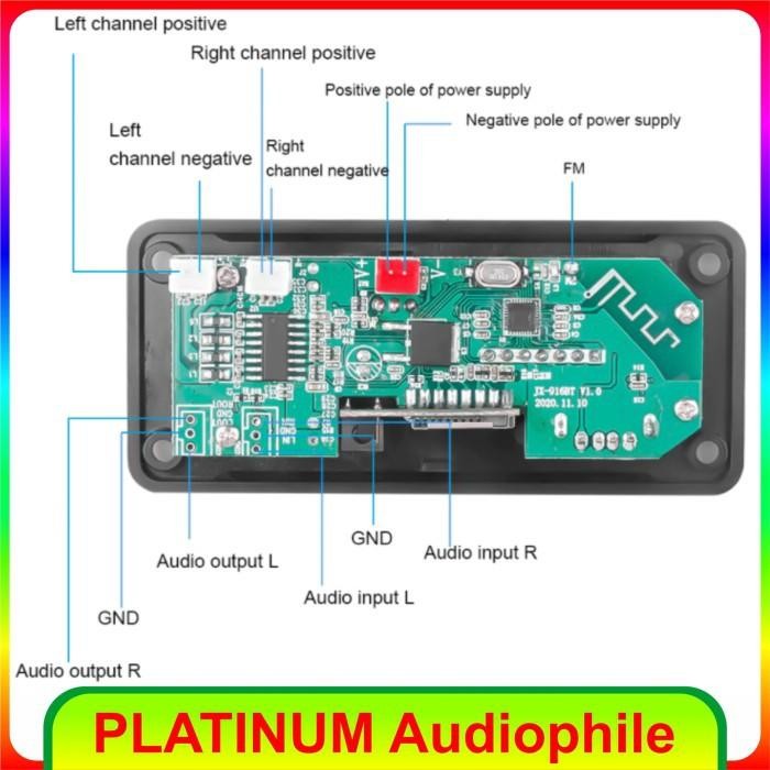 [Expert] MP3 Bluetooth Deer Class D Amplifier 2X 25W MP3 Recorder Recording