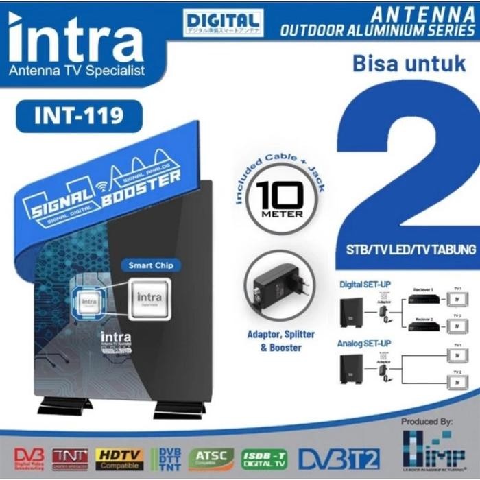 [Expert] ANTENA TV DIGITAL INDOOR OUTDOOR INTRA 119 / ANTENA TV DIGITAL LUAR