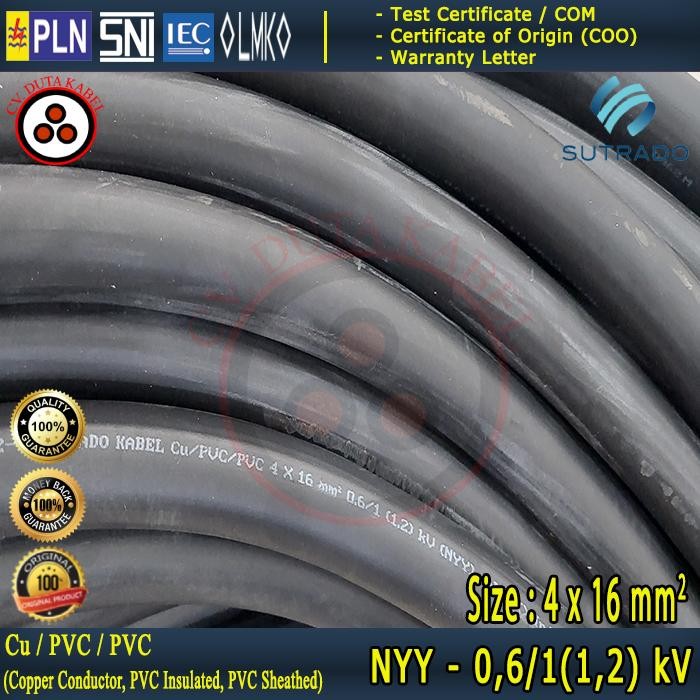 [Expert] Kabel NYY 4x16 mm2 SUTRADO /4 x 16 mm2/4x16mm2/4x16 mm/4x16mm