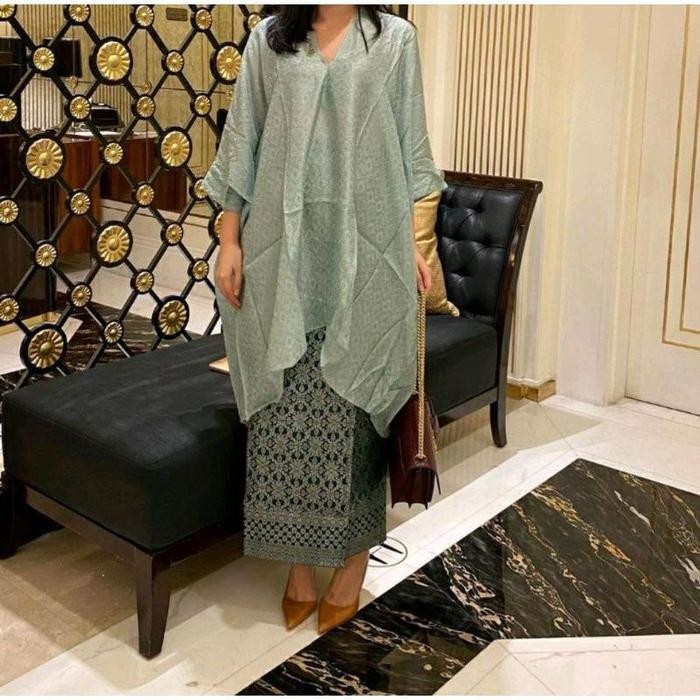 BLOUSE KAFTAN TUNIK ARUNA VISCOSE SEMI SUTRA (hanya atasan)
