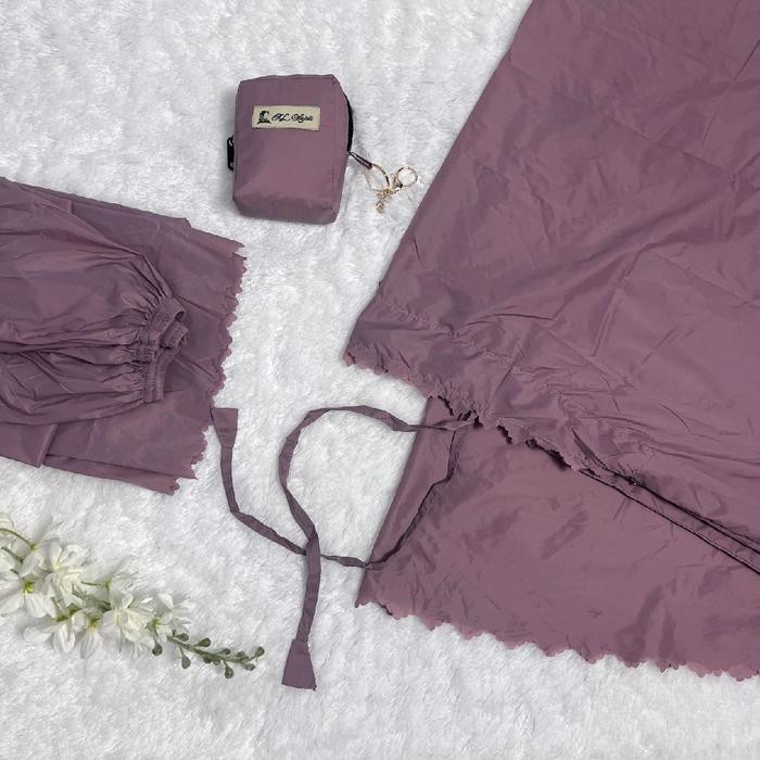 Mukena Traveling Parasut Korea Mini Pouch Mukena Travel Mini Parasut Korea Resleting Mukena Parasut