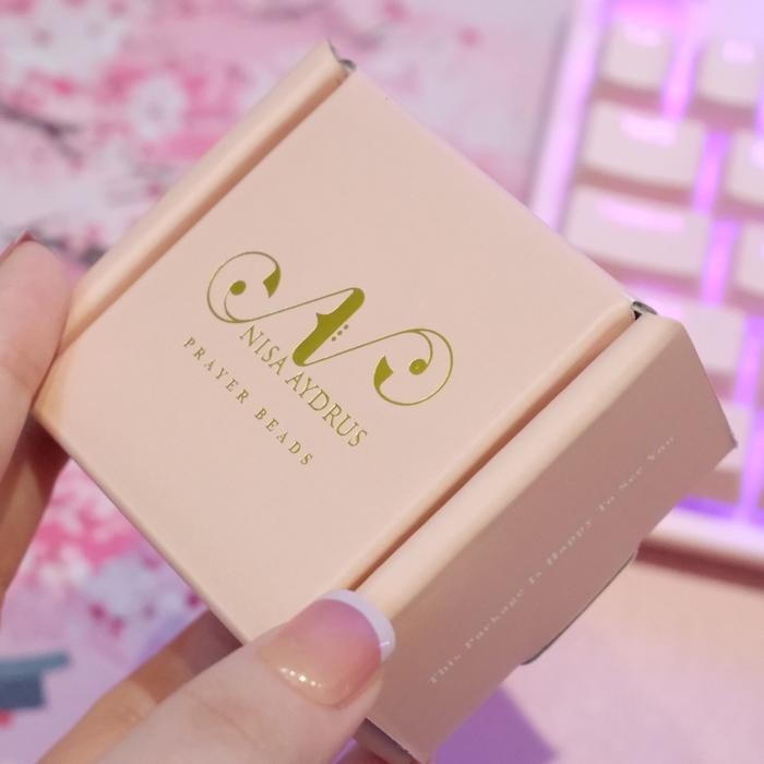 Tasbih digital premium swarovski LED custom nama