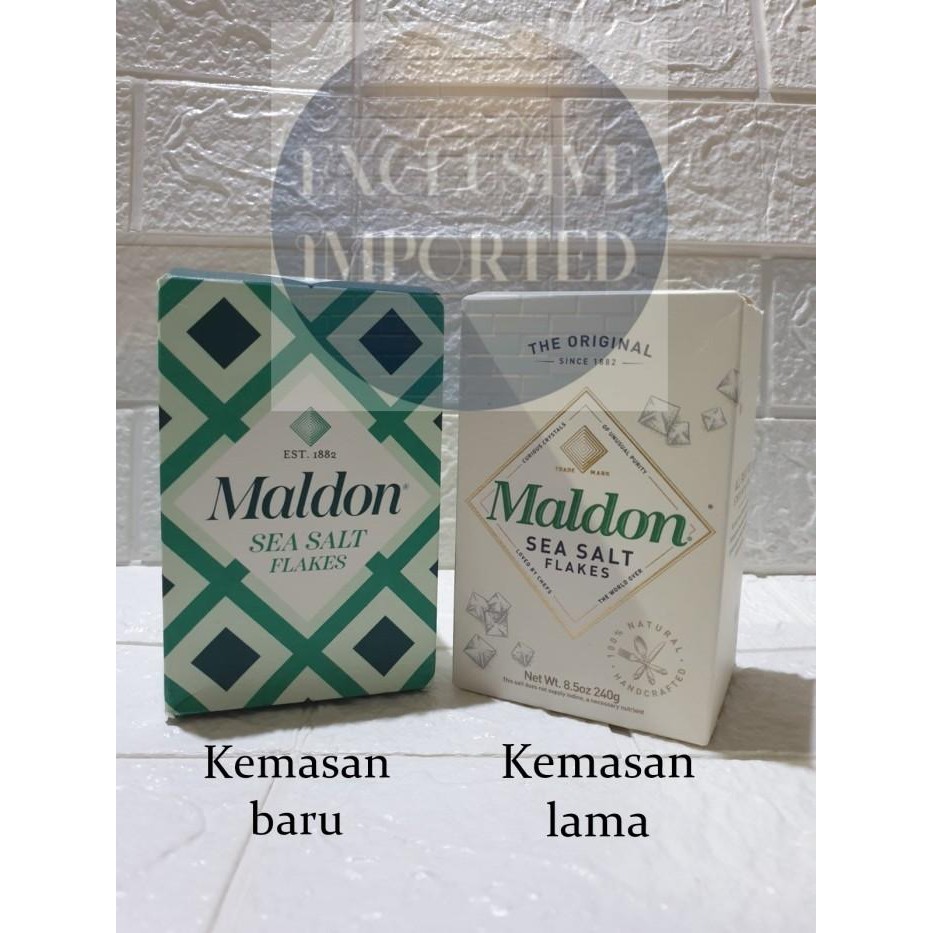 

(Allthebest) Maldon Sea Salt Flakes Garam Laut 240gr 240g