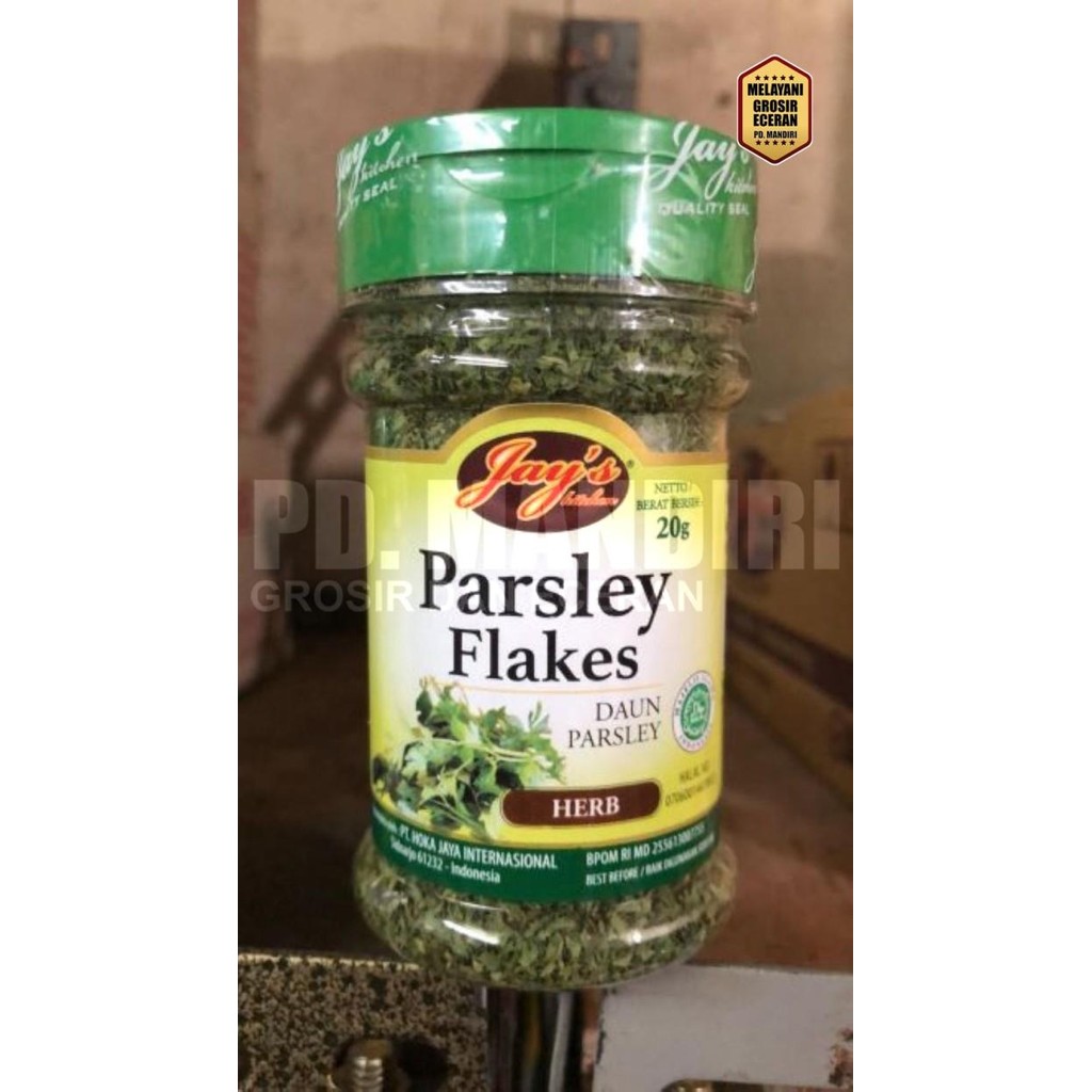 

(Allthebest) JAY'S KITCHEN DAUN PARSLEY 20 GR / PARSLEY FLAKES / NON MSG