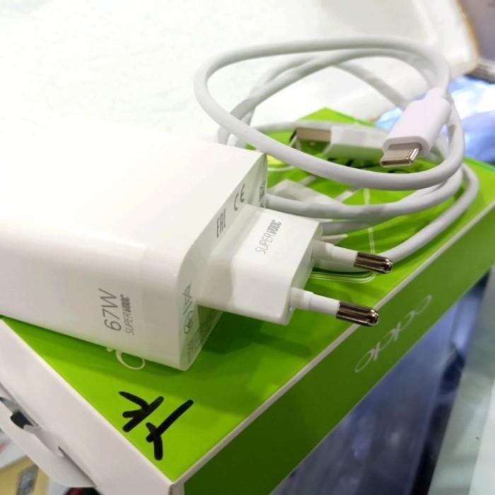 [TopSeller] Charger Oppo SUPER VOOC 67W Kabel Tipe C Type-C 67 Watt Oppo A98 A92