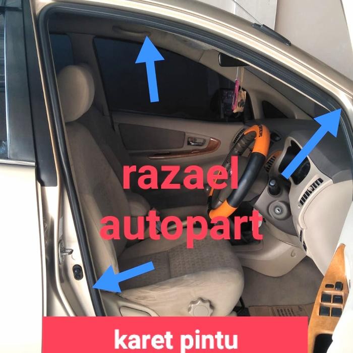 karet pintu Innova lama karet peredam pintu bodi Innova bagian depan
