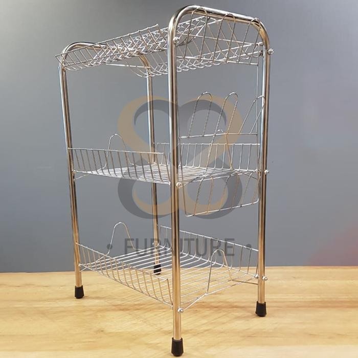 RAK / RAK PIRING SUSUN 3 / RAK PIRING STAINLESS