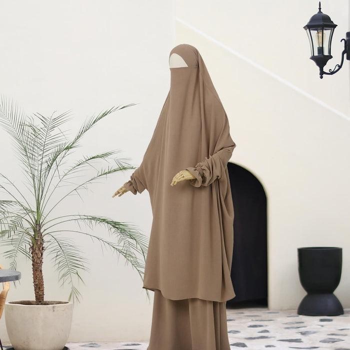 Almira French Khimar Set Nusseyba - French Khimar Set
