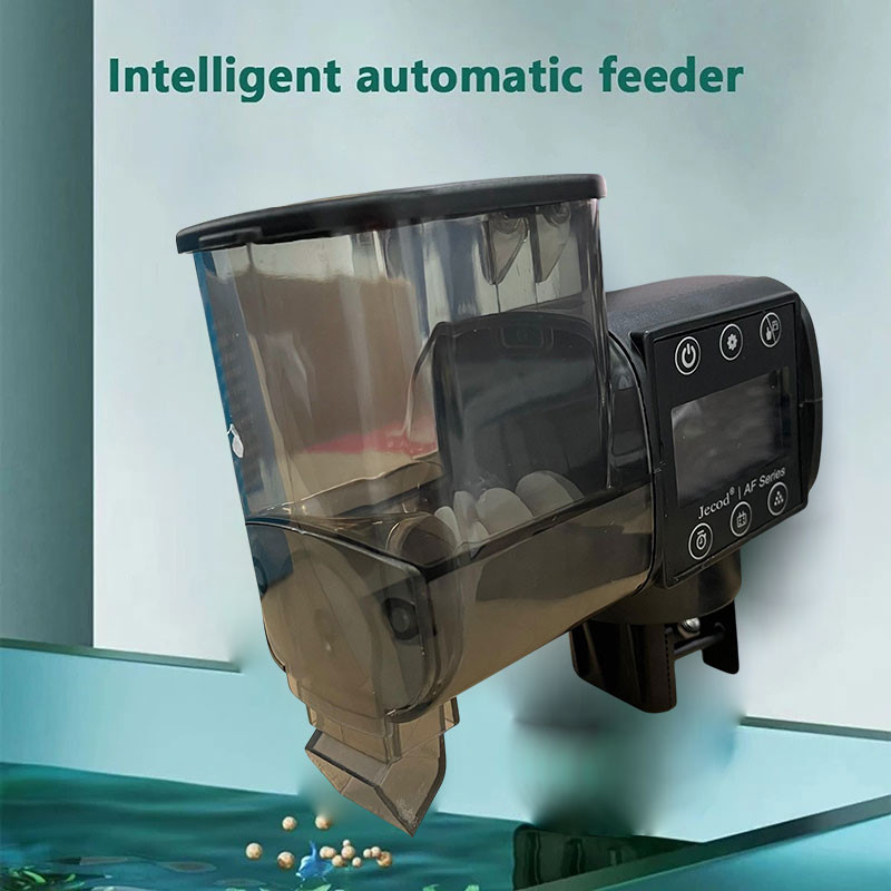 PROMO Jecod Dispenser Makanan Ikan Otomatis Fish Feeder Timer 250ml - AF-250 Kualitas Terbaik