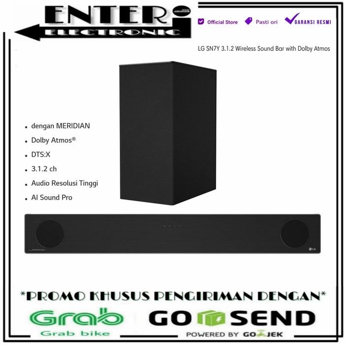 LG SOUNDBAR SN7Y - SPEAKER WIRELESS SOUNDBAR 3.1CH 420W LG SN7 Y SN 7Y shoperGADGET