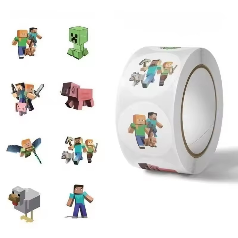 Kawaii 500pcs DIY stickers anime seal labels decorative cartoon set stickers party candy stickers