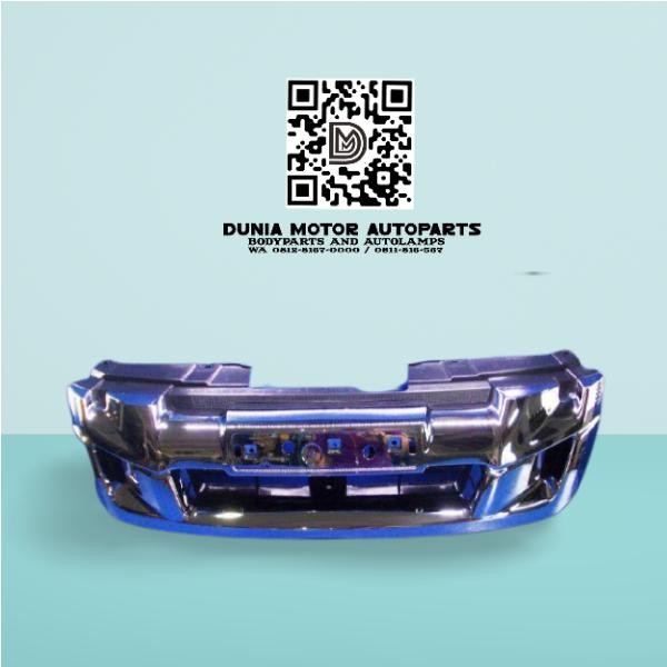 GRILL GRILLE RAM DEPAN ISUZU D-MAX DMAX 2013 UP DOUBLE CAB CHROME