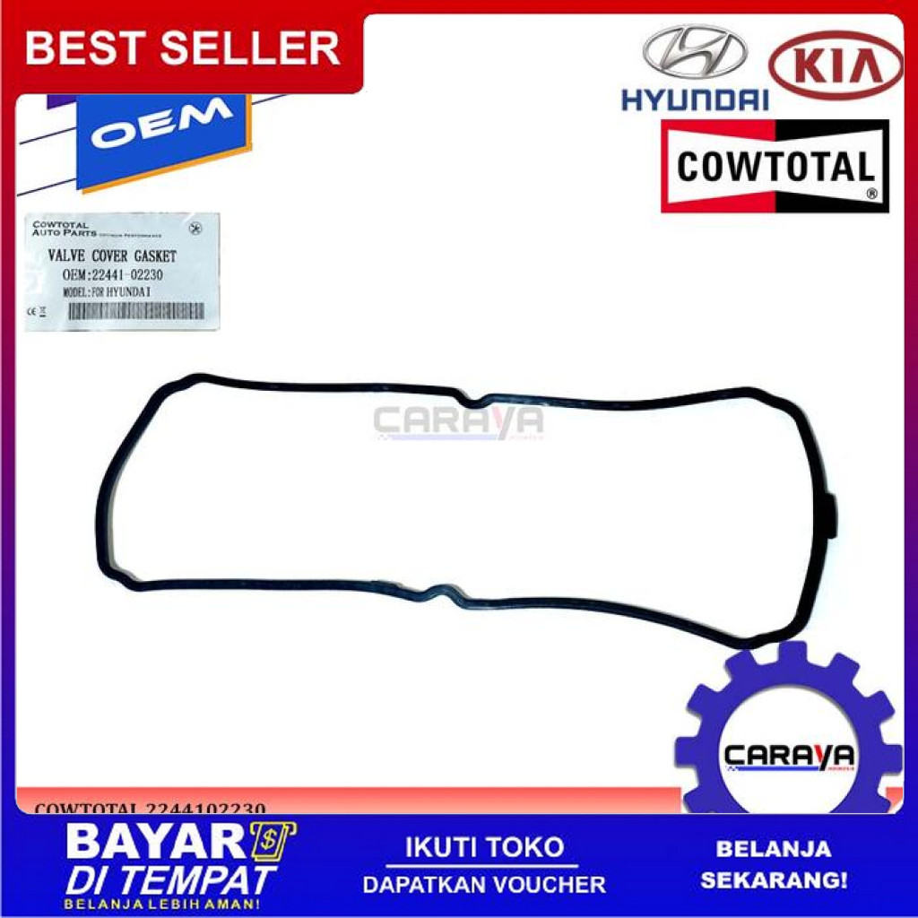 FREE ONGKIR SEAL PACKING TUTUP KLEP GASKET HEAD COVER KIA PICANTO COSMO HYUNDAI I10 BISA COD