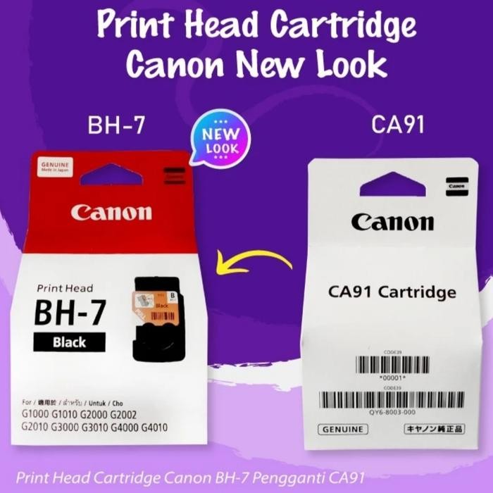 PRINTHEAD CANON BH7 BLACK CH7 COLOUR CARTRIDGE CANON G1010 G2010 G3010