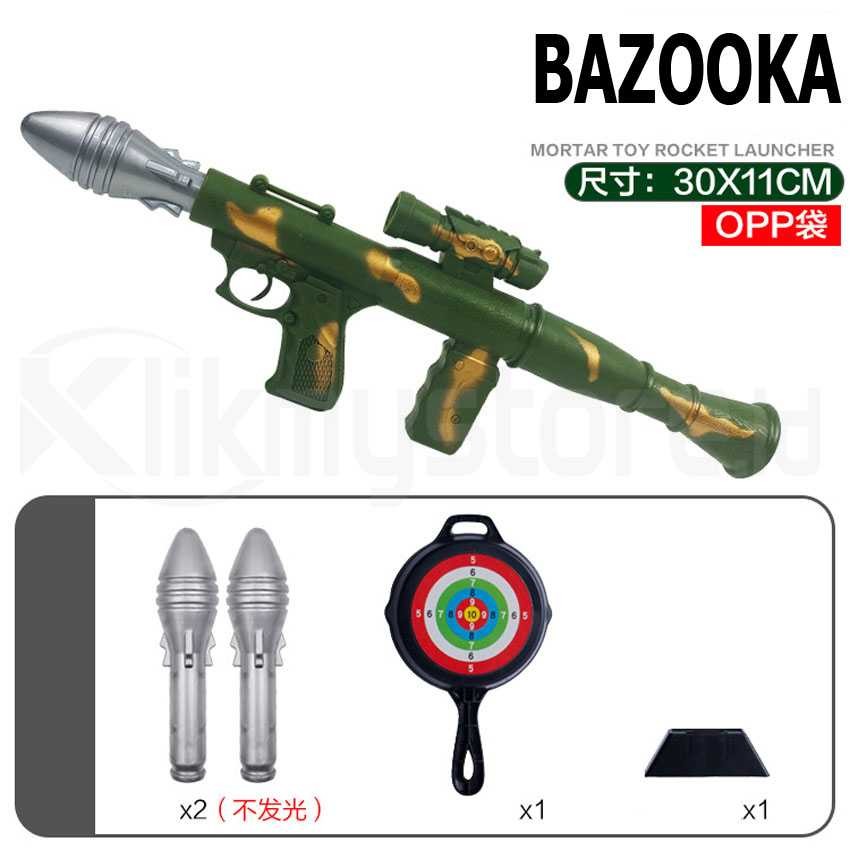 Rocket Launcher Militer Peluncur Roket Bazooka Mainan Tembakan Rpg Toy Viral Fyp
