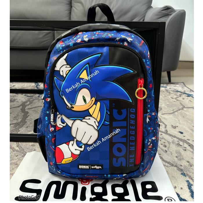 tas sggle Sonic The Hedgehog Classic Backpack/sggle ori backpack seri Baru