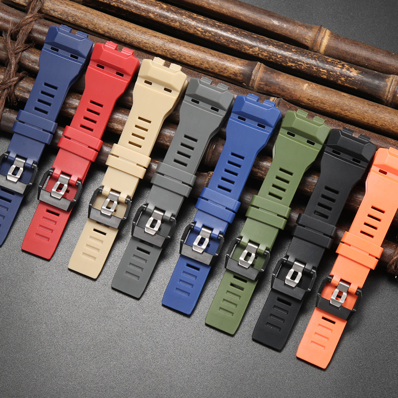 GBD100 Replacement Strap for Casio GBD-100 GBD-100-1/1A7/100SM-4/2A Sport Waterproof Bracelet Resin 