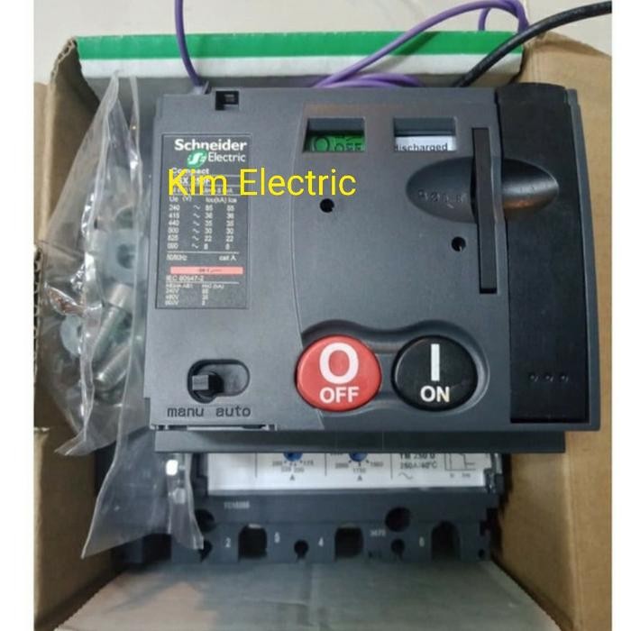 New Mccb Schneider Nsx400N 3P 400A Komplit Motorized Uvt