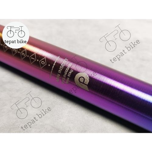 Seatpost Sepeda Lipat/Seli Litepro 33.9mm Panjang 600mm Alloy Rainbow