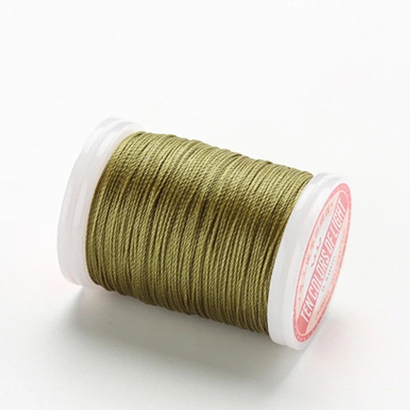 Hilo Encerado Para Cuero Waxed Thread Leather Craft Sewing Thread Round Waxed Thread Polyester Cord