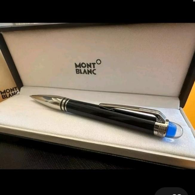 

Ballpoint Mewah Branded Monblang Starwalker Blue Head Lengkap Dengan Box Dan Book Guide Service