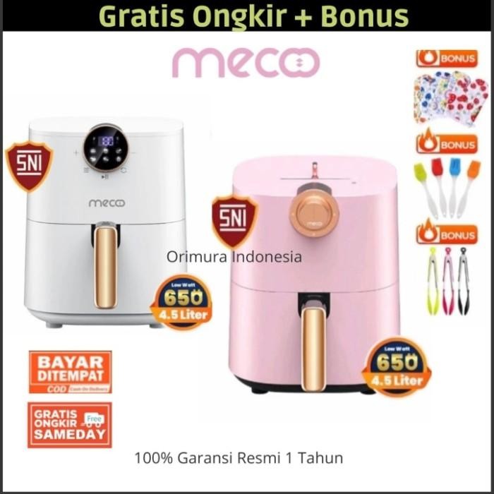 Air Fryer Oven Listrik Low Watt - Mecoo Airfryer Oven Estetik 4.5 L