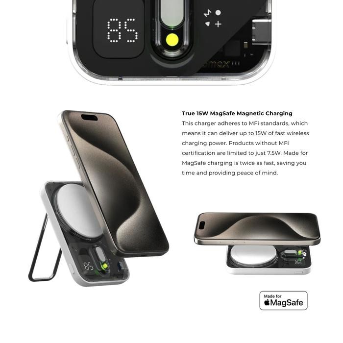 Powerbank Magsafe For Iphone Samsung 10000Mah 5000Mah Momax 1-Power Flow Pd 20 Watt Type C Wireless