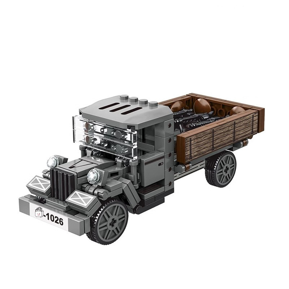 World War 2 WW2 Army Military Soldiers SWAT Personnel Carrier Armored Vehicle DIY Model Building